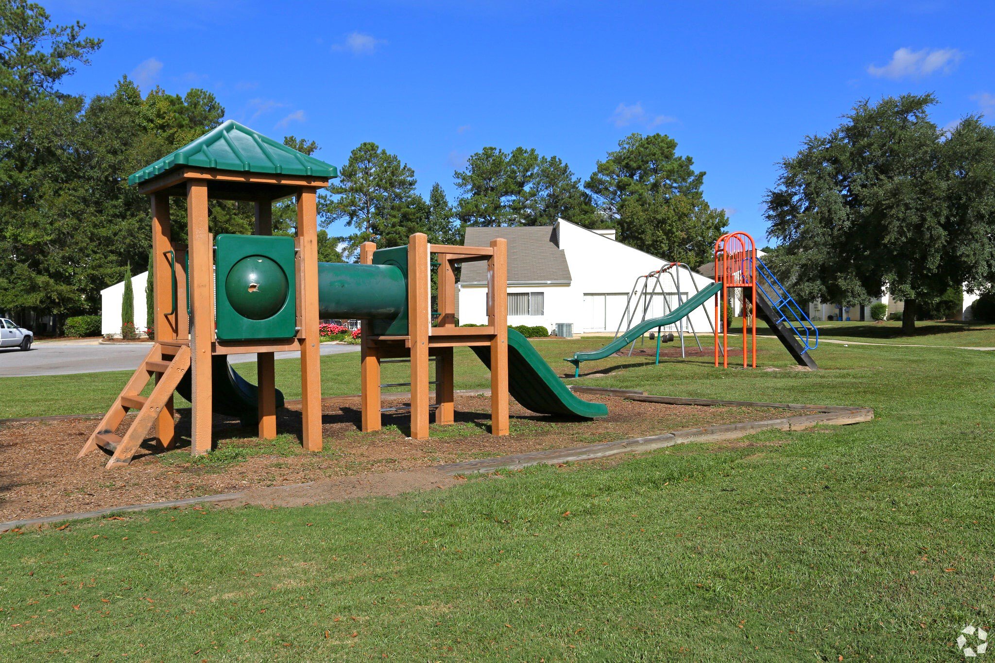 playground at Harbour Landing Apartment homes are nested right off Garners Ferry Road